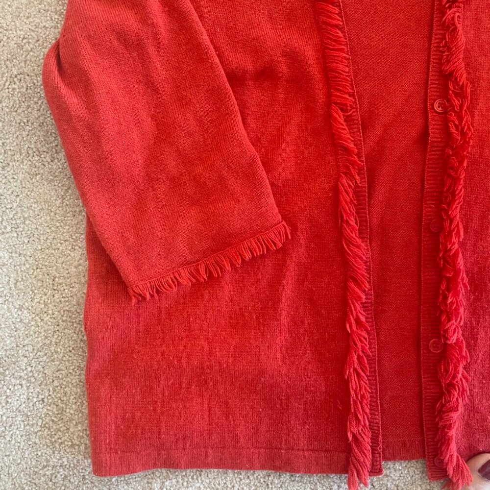 Kate Spade Embellished Cashmere Blend Cardigan Size Large - Picture 4 of 6